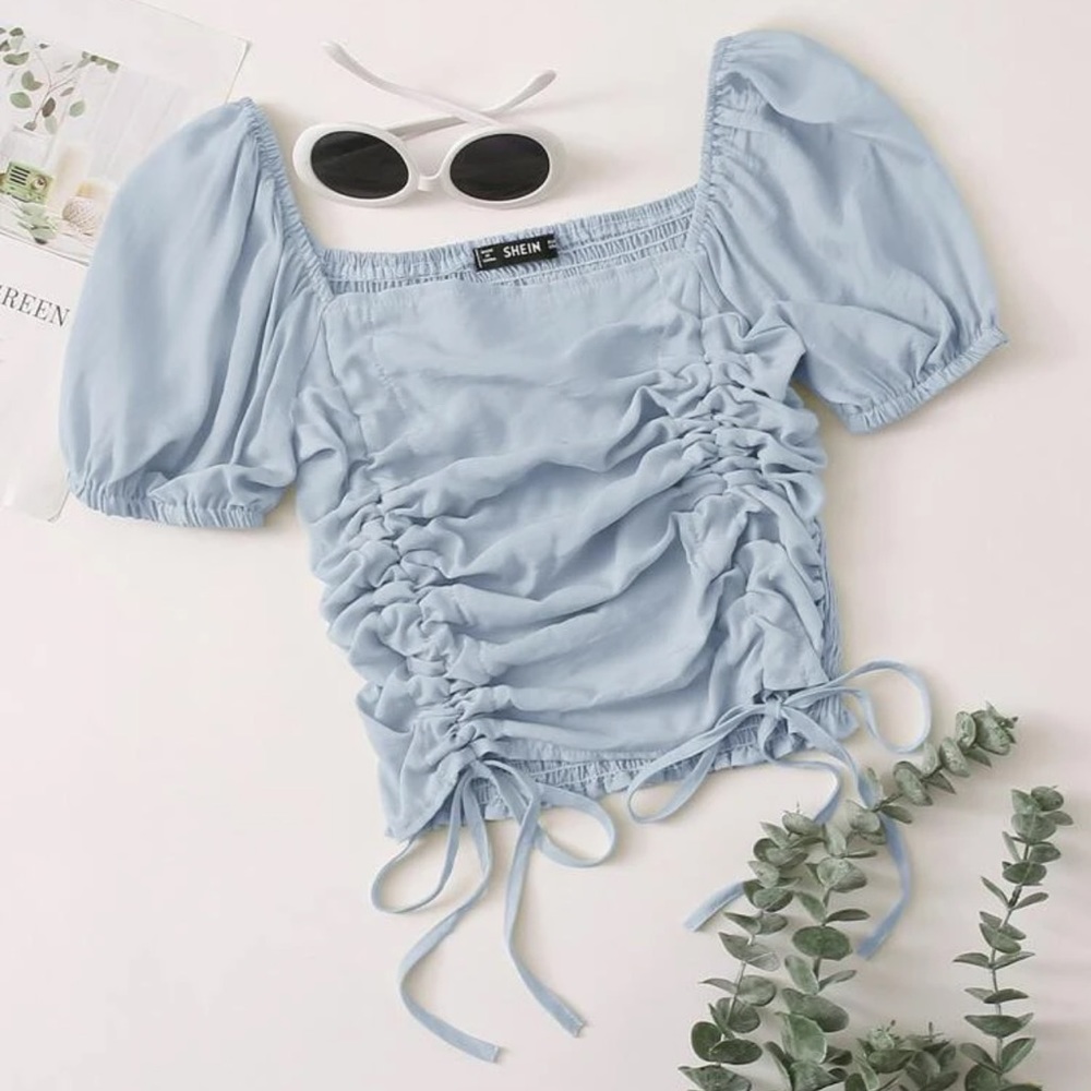 Shirted milkmaid top